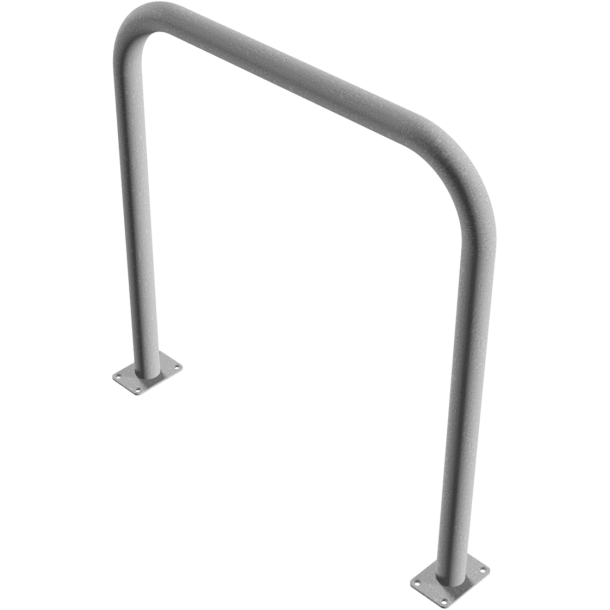 Hoop of steel tube |  60 x 2,5 mm | without cross bar | to be fixed by plugs | total width: 1000 mm | total height: 1000 mm | hot-dip galvanized